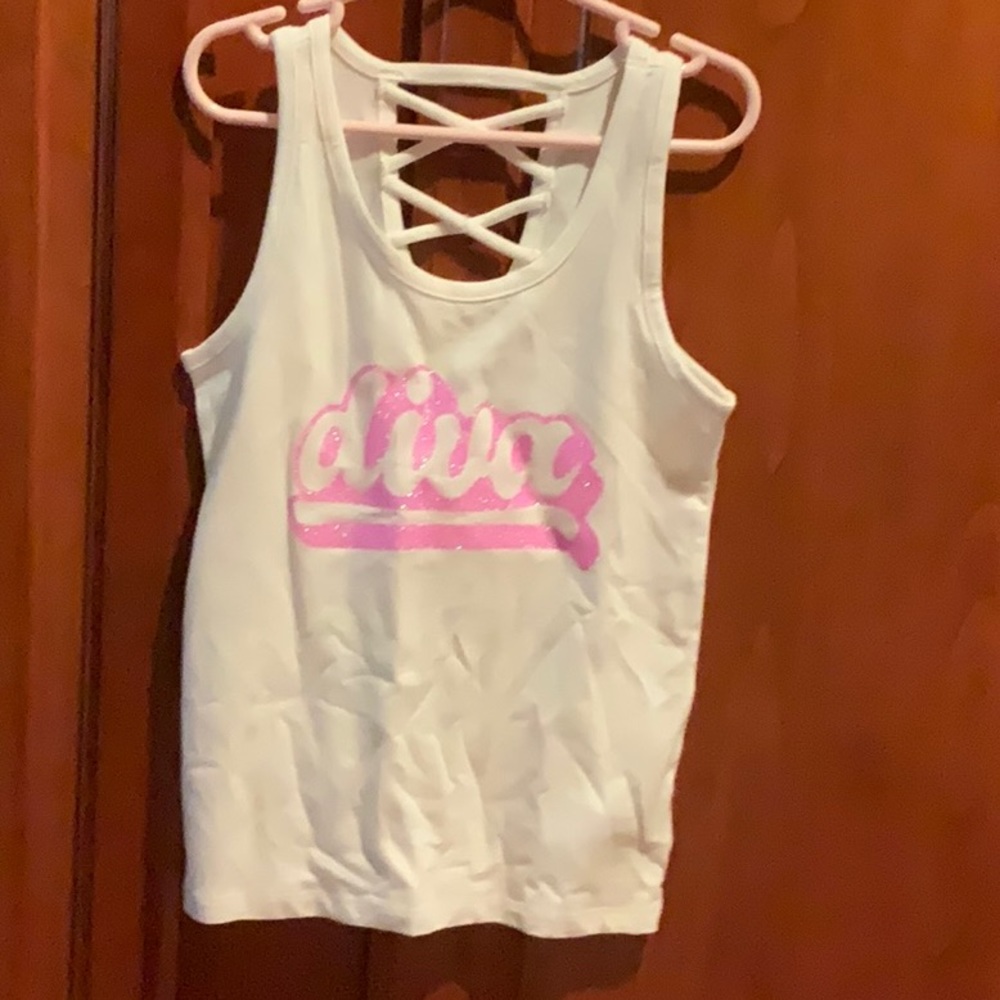 Girls “Diva” tank top Size-8
